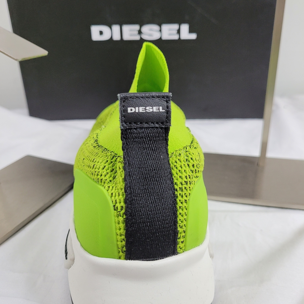 Diesel Mens S-KB Athletic Sock Sneakers Size 9 Green - Picture 4 of 7